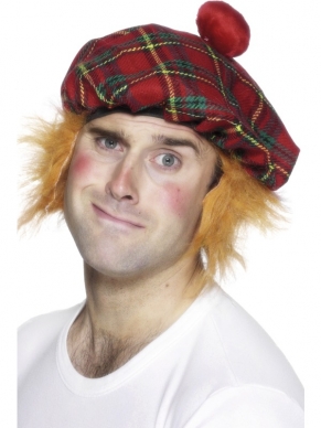 Grappige Tartan (geruite, wollen stof, waar de Schotse kilt van wordt gemaakt) hoed voor bijvoorbeeld een van onze grappige tartan schotse kilts. Maak je kostuum compleet met deze grappige schotse muts. Of ben jij een trouwe supporter van Schotland? Deze is deze Schotse geruite hoed ook echt iets voor jou.