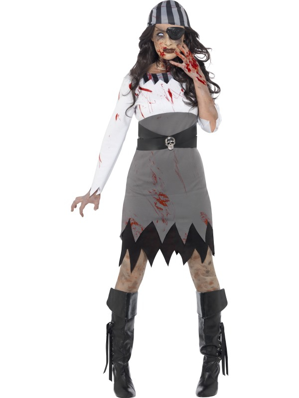 heel produceren niezen Zombie Piraat Dames Horror Verkleedkleding snel thuis bezorgd!