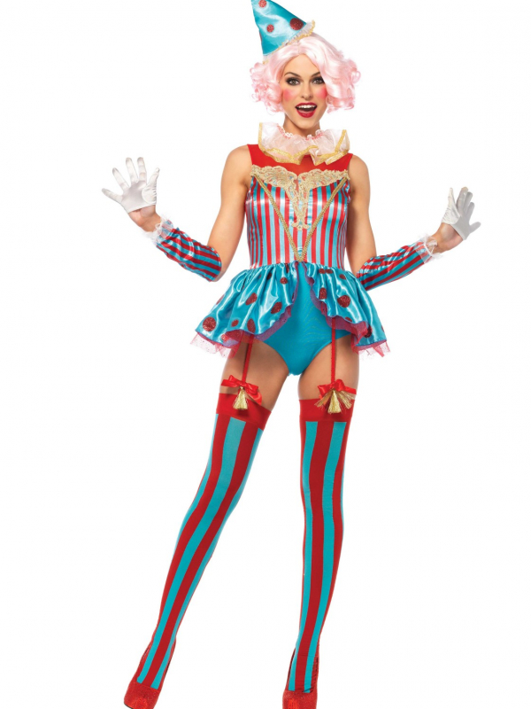 Meetbaar ader Geletterdheid Blije Sexy Circus Clown Verkleedkleding snel thuis bezorgd!