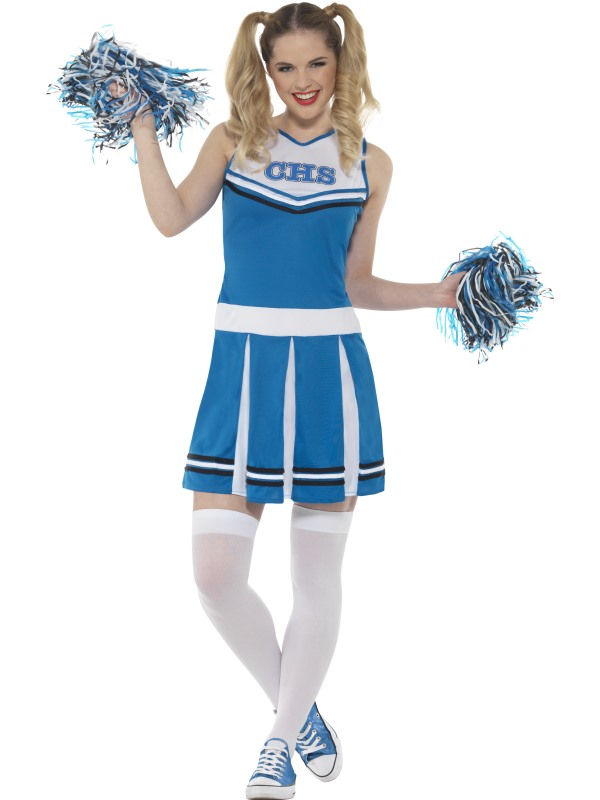 Overgave Zuigeling opblijven Cheerleader Kostuum Blauw snel thuis bezorgd!