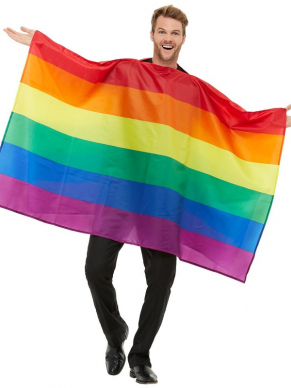  Regenboog Vlag-kostuum speciaal voor de Gay Pride.