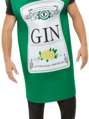 Heb jij binnekort een feestje met een gek randje dan is dit Gin Bottle Kostuum wellicht iets voor jou. Ook leuk voor Carnaval of Vrijgezellenfeestje.
Onesize