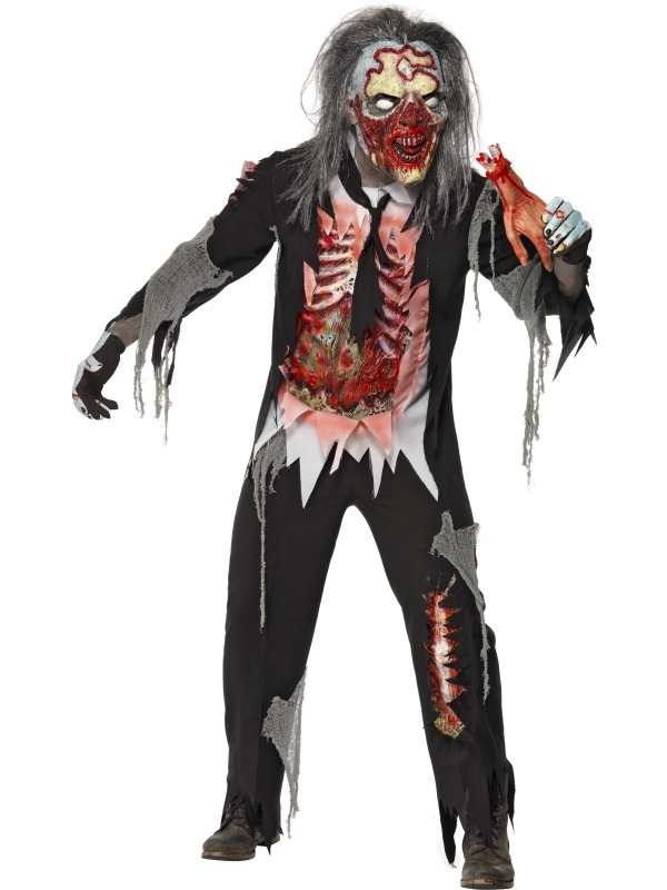 Natuur Door Onbeleefd Verrotte Zombie Horror Halloween Kostuum
