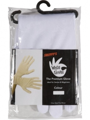 Witte Korte Handschoenen.