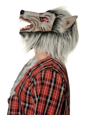 Weerwolf Heren Verkleedkleding. Inbegrepen is de Het shirt, de harige weerwolf borst, handschoenen en masker.