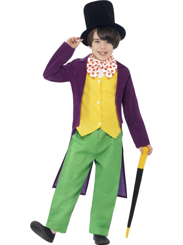Roald Dahl Willy Wonka Kinder Kostuum