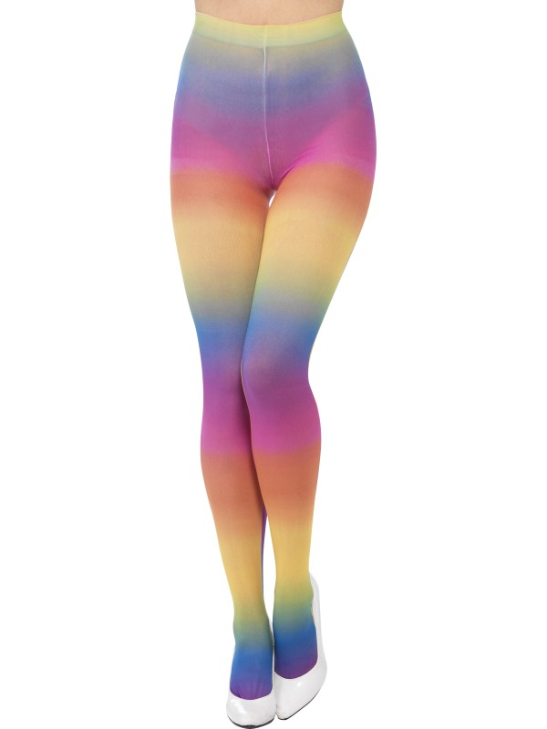 Vrolijk Gekleurde Regenboog Panty