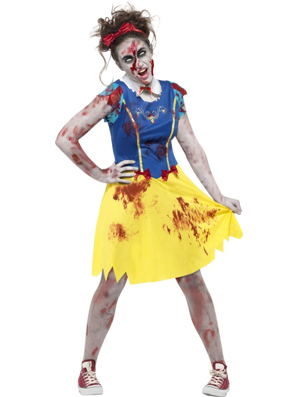 Zombie Miss Snow Tiener Halloween Kostuum