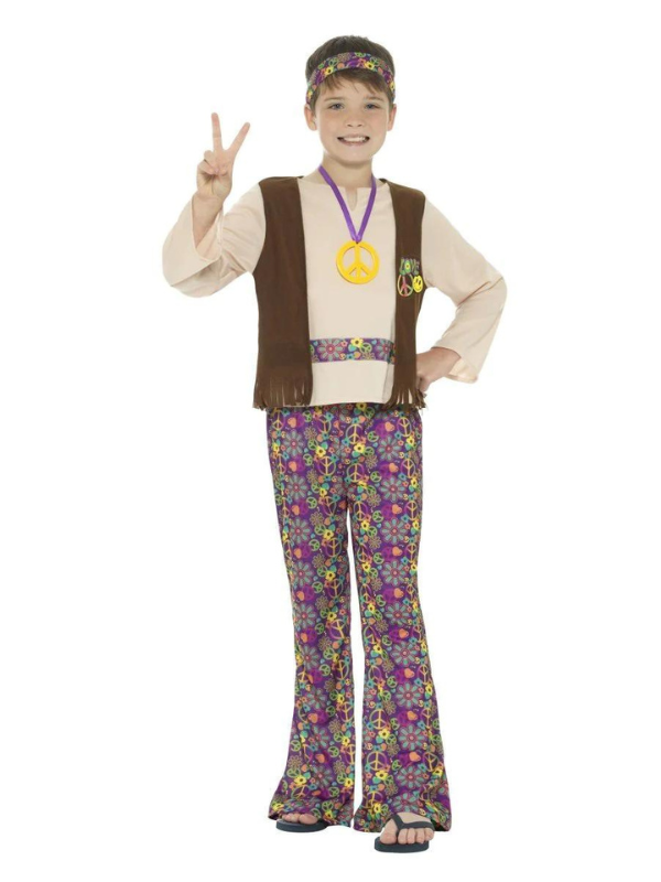 Hippie Boy Kostuum