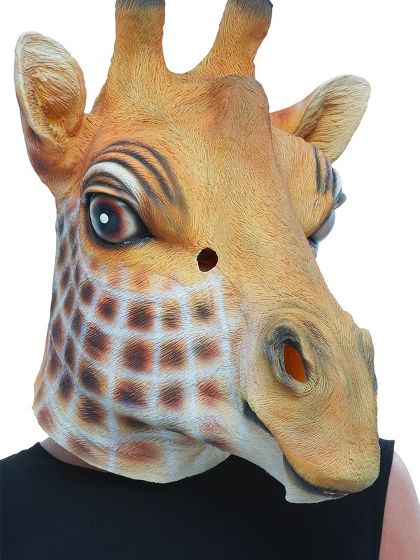 Giraffe Latex Masker