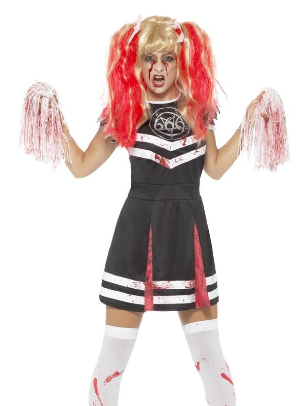 Satanic Cheerleader Kostuum