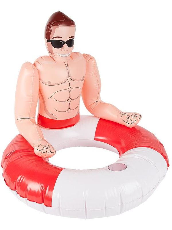Inflatable Lifeguard Hunk Zwemband