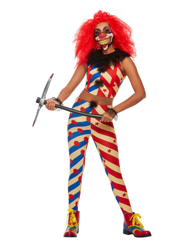 Creepy Clown Woman Kostuum