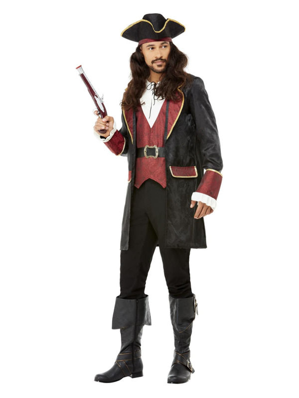 Deluxe Swashbuckler Piraten man Kostuum