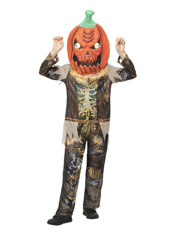 Pumpkin Scarecrow Reaper Kinder Kostuum