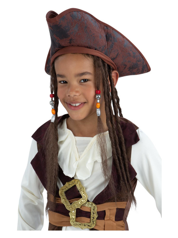 Piraten Hoed Kids met Dreadlocks