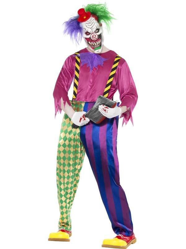 Killer Clown Horror Heren Kostuum