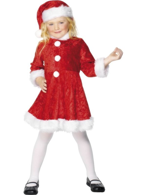 Mini Miss Santa Kerstvrouw Kostuum