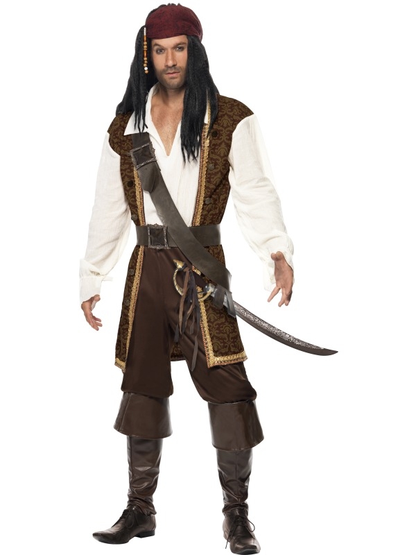 High Sea Piraten Heren Kostuum