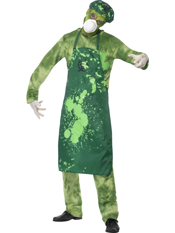 Biohazard Heren Horror Halloween Kostuum