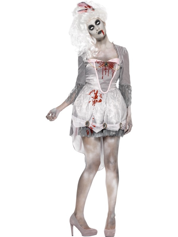 Zombie Georgian Halloween Kostuum