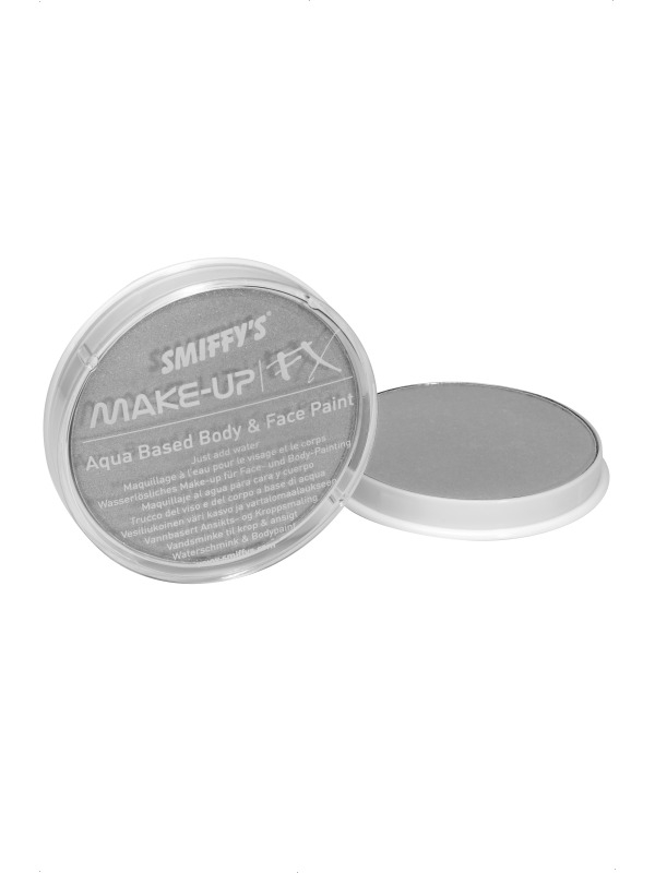 Metallic Zilveren Make-Up FX Schmink Op Waterbasis
