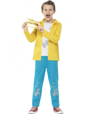Van het bekende boek van Roald Dahl; Sjakie en de Chocoladefabriek hebben wij een aantal kostuums. Mooi Sjakie Stevens (Charlie Bucket) Kinder Kostuum.Inbegrepen zijn het shirt, de broek en het Gouden Ticket! Ga samen met een vriend als Willy Wonka! 