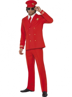 Ga jij als sexy piloot in het rood. Val lekker op met dit High Flyer Rood Piloten Kostuum. Inbegrepen is de rode jas, shirt front, de rode broek en de pilotenpet. We verkopen ook het rode bijpassende stewardessen kostuum. Ga met een grote groep en ontvang extra groepskorting. 