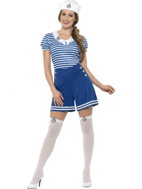 Sailor Girl Zeevrouw Matroos Kostuum