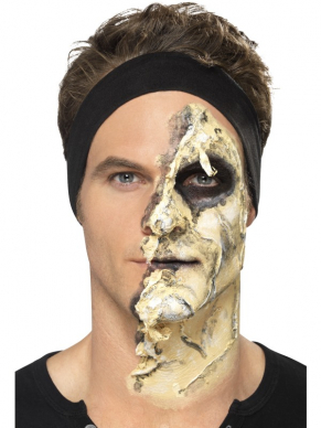 Maak de gruwelijkste horror zombie looks met dit Horror Zombie Vloeibare Latex Make up setje. U krijgt 4 verschillende kleuren met make up, 4 sponsjes en instructies. Maak af met extra nepbloed. 