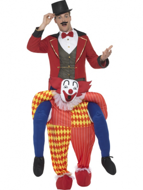 Altijd al de Clown uit willen hangen?? Nou dat kan met dit onwijs gave kostuum.Geef de mensen het idee dat je op de rug van een Clown zit en ontvang de leukste reacties.Het kostuum bestaat uit één geheel.
One Size Fits Most.