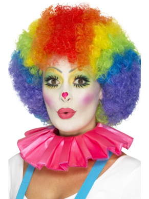 Roze Clown Nekkraag, leuk te combineren met de Roze Clown Bretels.