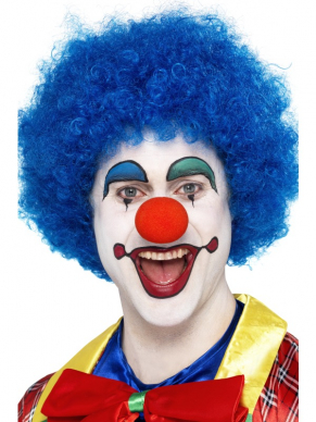 Een te gekke blauwe Crazy Clown Pruik.Kijk hier voor nog meer Clowns artikelen voor een complete look.