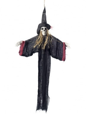 Hangende Black Witch ter decoratie.
Afm:70x90cm 
