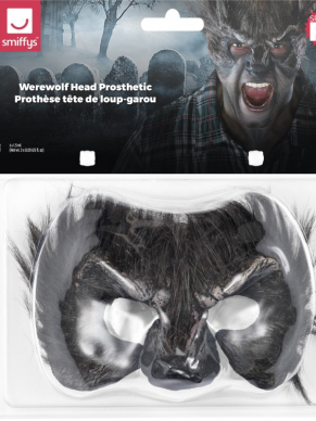 Maak jouw weerwolf kostuum compleet met deze Foam Latex Werewolf Head Prosthetic. (zelfklevend)