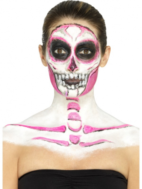 Creëer de mooiste creaties met deze Neon Skeleton Liquid Latex Kit. Leuk te combineren met onze Skeletten kostuums.Deze kit bestaat uit 4 kleuren Uv Make-Up en 4 sponsjes
Inhoud:4 x 29.57ml.