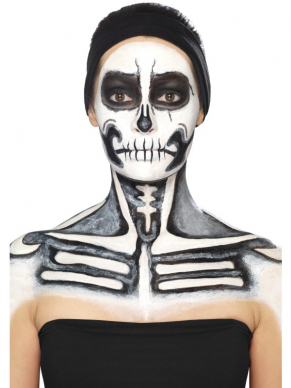 Met deze Liquid Latex Pot & Sponge Applicator creëer je de mooiste Skeleton Look voor Halloween.
Ammonia Free.
Inhoud: 59.14ml