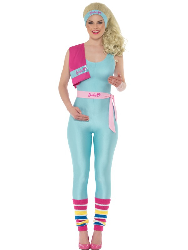 Doe eens gek en kies voor dit te gekke Barbie Kostuum. Dit kostuum bestaat uit een blauwe jumpsuit, een riem een hoofdband een bijpassende handdoek, pruik en beenwarmers. Kortom met dit kostuum ben je in één klap klaar.