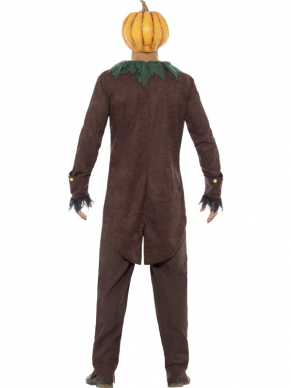 Ga voor dit Goosebumps Jack-O'-Lantern Tijdens Halloween en jaag iedereen de stuipen op het lijf.Het kostuum bestaat uit een broek, shirt met gilet en bijpassend masker.