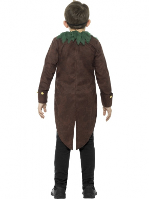 Bekend van de gelijknamige Film Goosebumps, dit  Jack-O'-Lantern Kostuum voor Halloween, bestaande uit een broek shirt, jasje en masker.