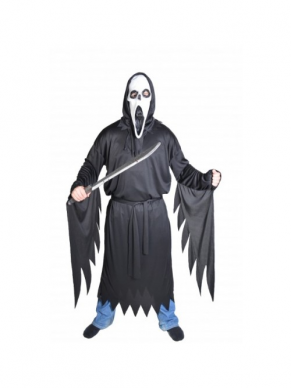 Scream Kostuum voor Halloween.
Let op dit kostuum is exclusief masker!