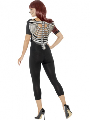 Met Halloween geen zin in een uitbundig kostuum? Kies dan voor deze Skeleton Rib Cage Top, Unisex.
White, with EVA
One Size Fits Most.
