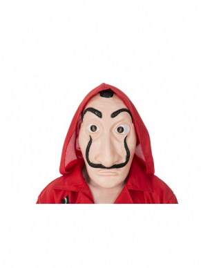 Van de gelijknamige netfilx hitserie LA CASA DE PAPEL, deze geweldige maskers.
Wij verkopen ook de complete kostuums.