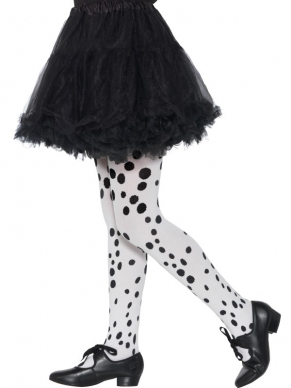 Dalmatian Tights, zwart/wit
One Size 6-12 Jaar