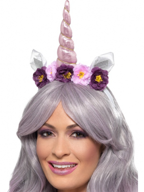 Een leuke multi gekleurde Unicorn Haarband. Combineer deze met een leuke gekleurde pruik en met de Unicorn Cosmetic Kit voor een complete Unicorn Look.