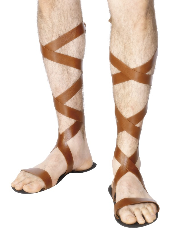  Romeinse Sandalen Bruin. Te dragen tot maat 43-44 (lengte van 28cm)
UK SIZE 9-10