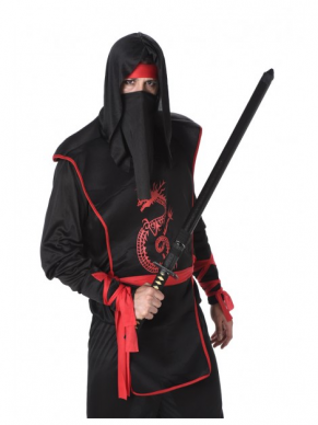 Heren Ninja Kostuum, leuk voor Carnaval.
Wil je meer dan de voorraad aangeeft neem dan gerust contact met ons op.