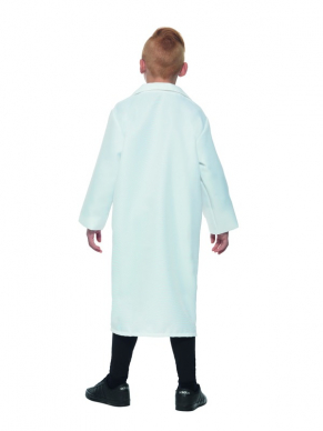 Jij maakt helemaal de blits met dit stoere Dokter Wetenschapper Unisex Kostuum. Complete outfit voor Carnaval of een ander verkleedfeest met witte lange jas.
