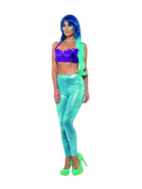 Mermaid Legging Blauw
