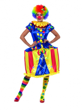 Deluxe Light Up Carousel Clown Kostuum